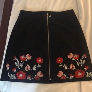 NWT LOFT floral patterned skirt